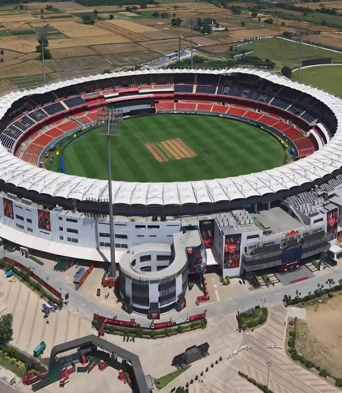 Maharaja Yadavindra Singh International Cricket Stadium in New Chandigarh, home ground of Punjab Kings and key venue for IPL 2026 matches