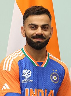 “Virat Kohli Indian cricketer portrait 2017”