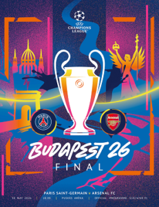PSG vs Arsenal UCL Final 2026 Prediction That Could Shock Football Fans 2026 UEFA Champions League final programme cover featuring PSG vs Arsenal UCL Final 2026