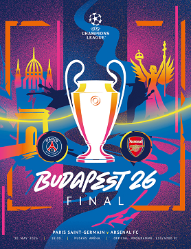 PSG vs Arsenal UCL Final 2026 Prediction That Could Shock Football Fans PSG vs Arsenal UCL Final 2026 official match programme cover