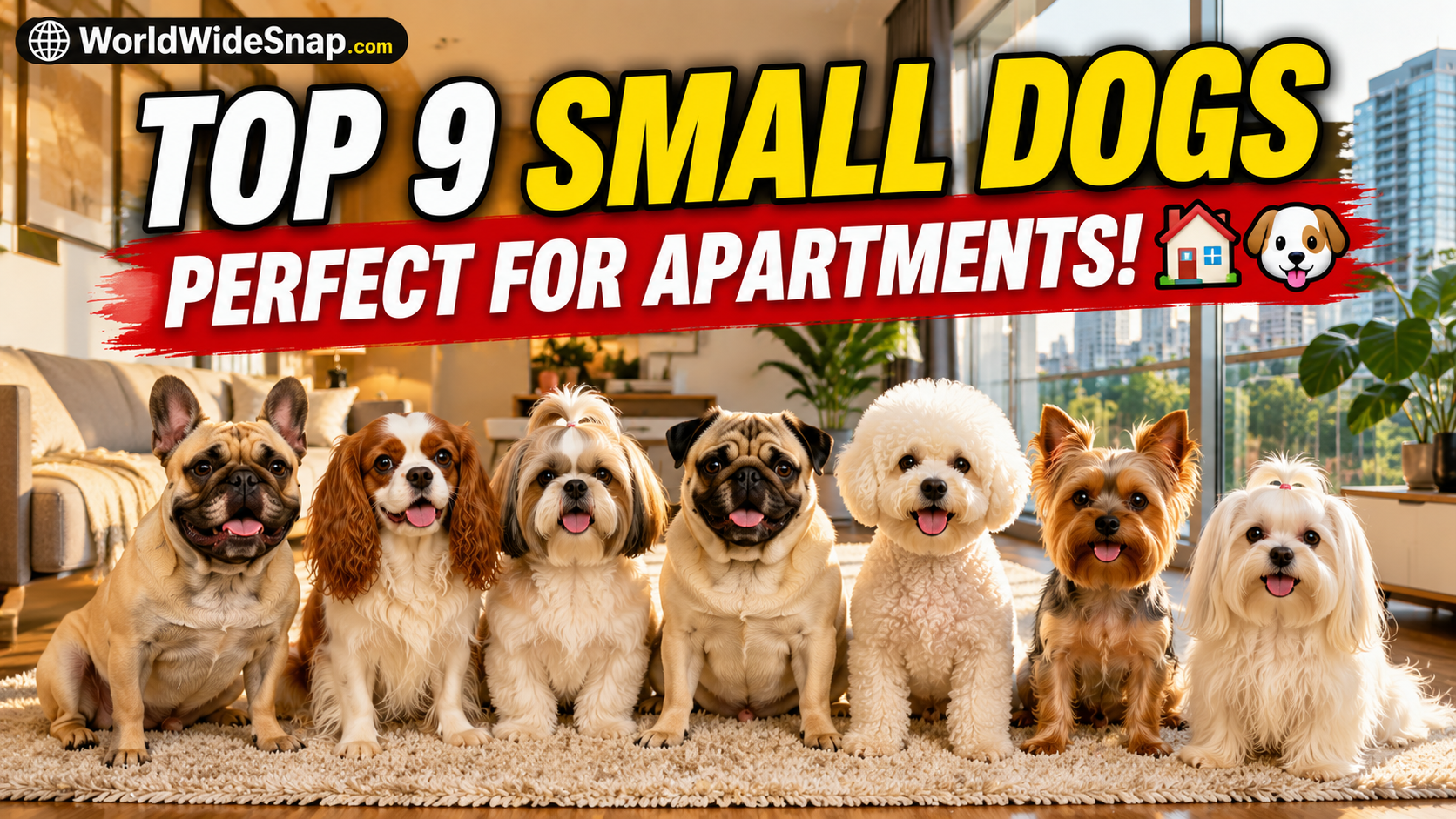 Top 9 Best Small Dogs for Apartments That Stay Calm and Don’t Bark Much
