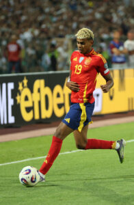Argentina vs Spain FIFA World Cup Final 2026: The Biggest Match of the Year Lamine Yamal playing for Spain before the Argentina vs Spain FIFA World Cup Final 2026.